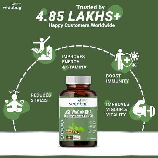 Vedabay Ashwagandha Tablets (600 mg)