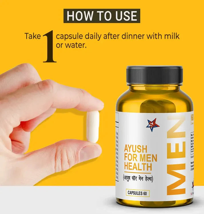 Ayush for Men | Assists in Supporting 4 Types of ED