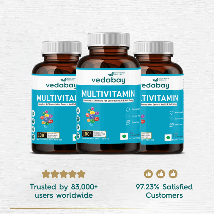 Vedabay Energy & Immunity Multivitamin | 90 Tabs