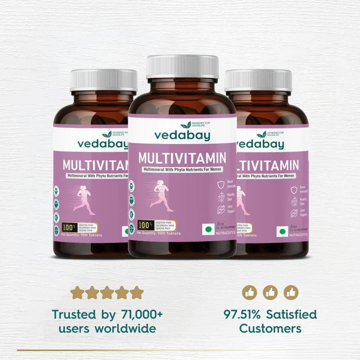 Vedabay Women Vitamins & Minerals | 90 Tablets