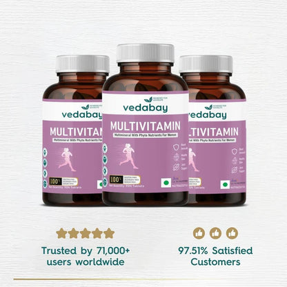Vedabay Women Vitamins & Minerals | 90 Tablets