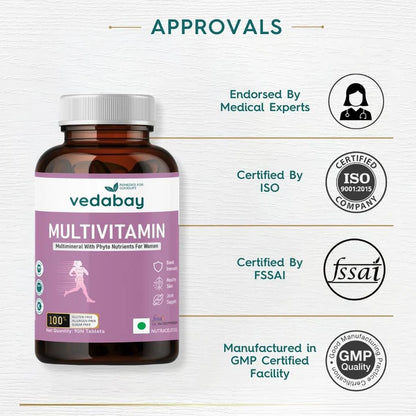 Vedabay Women Vitamins & Minerals | 90 Tablets