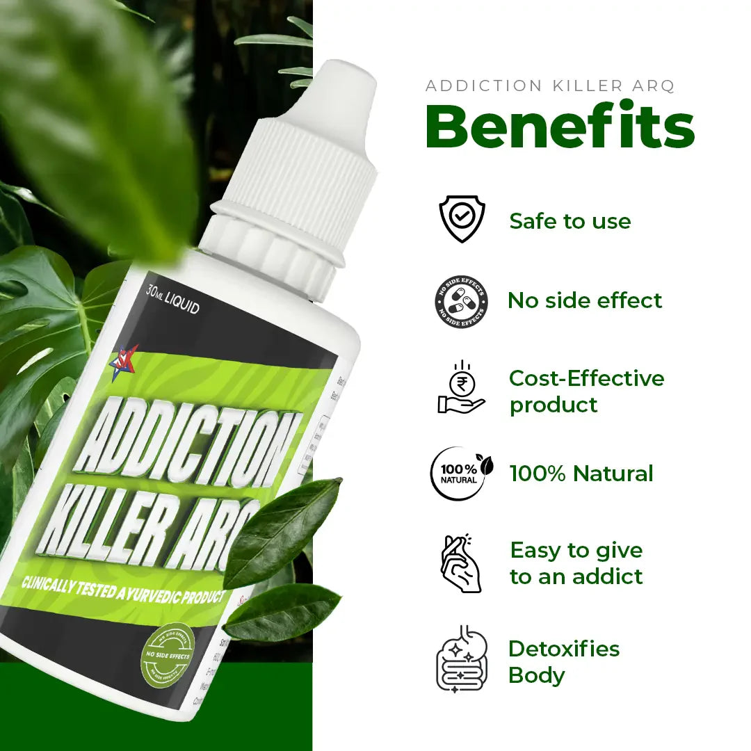 Addiction Killer Liquid | Anti Addiction Drop | Drink Stop Medicine | No Addiction Ark