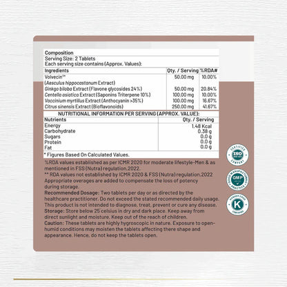 Vedabay De-Varicose Tablets | 60 Tablets