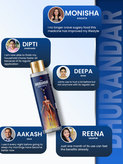 Dhurandar Oil Ayurvedic Oil for Joint and Muscle Pain Relief