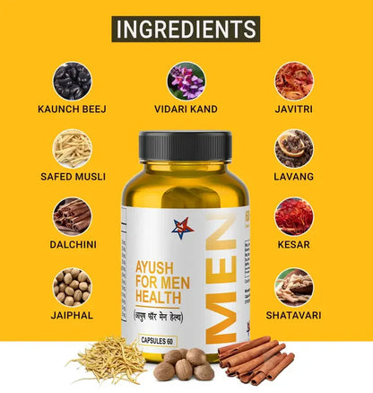 Ayush for Men | Assists in Supporting 4 Types of ED