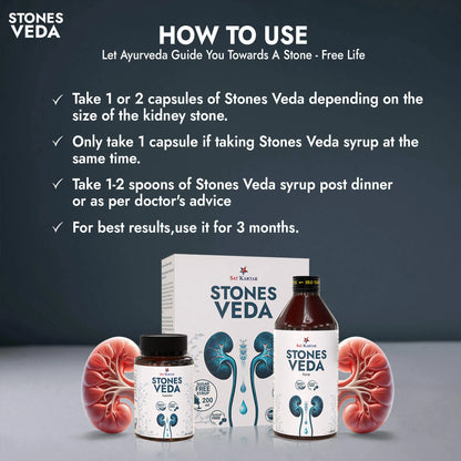 STONES VEDA KIT (Capsules+Syrup)